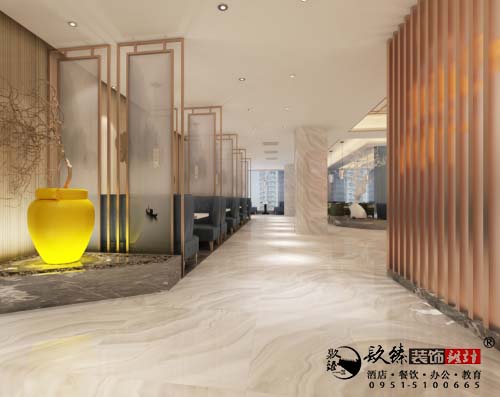 银川干锅店设计效果图|镹臻设计