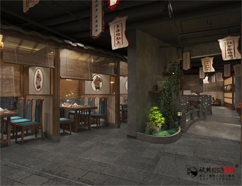 银川餐厅设计效果图|镹臻设计