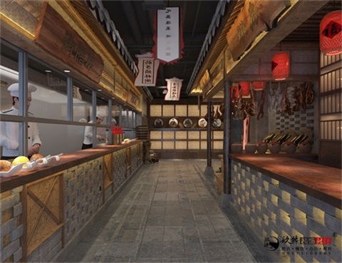 银川餐厅设计效果图|镹臻设计