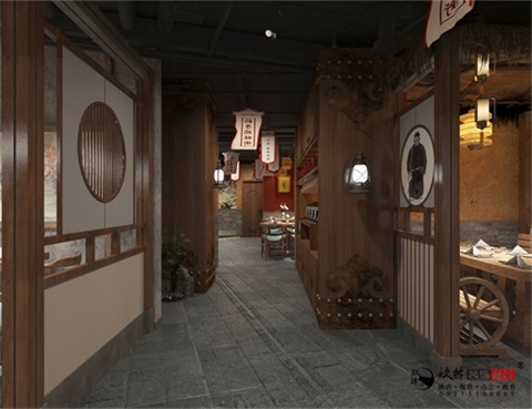 银川餐厅设计效果图|镹臻设计