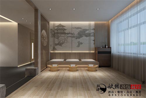 银川足浴店设计效果图|镹臻设计