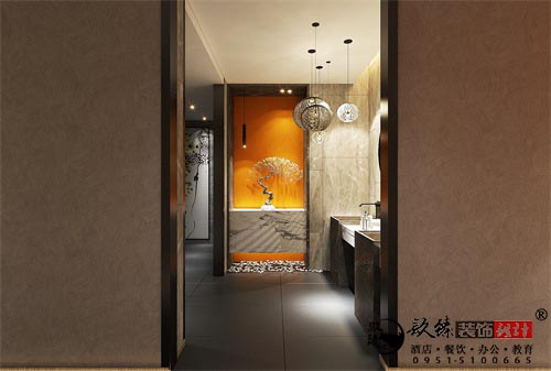 银川足浴店设计效果图|镹臻设计