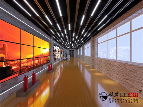 银川消防展厅设计效果图|镹臻设计