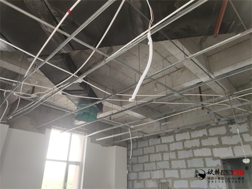 银川办公室装修工地现场|镹臻设计