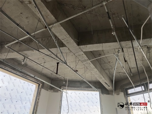 银川办公室装修工地现场|镹臻设计