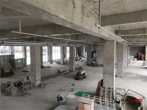 银川饭店装修工地实拍|镹臻设计