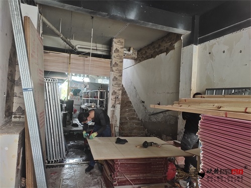 银川餐饮店装修工地实拍|镹臻设计