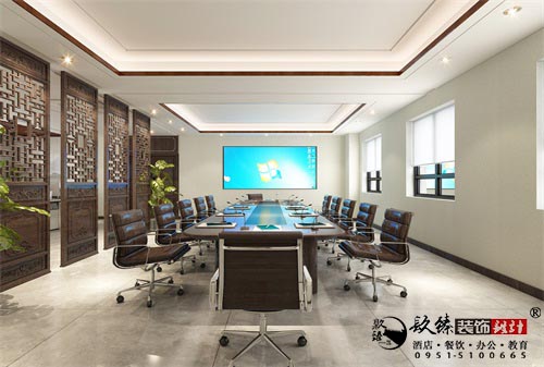 银川办公室装修设计效果图|镹臻设计