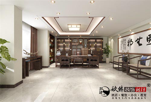 银川办公室装修设计效果图|镹臻设计