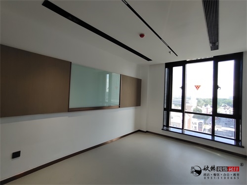 银川办公楼装修设计实景图|镹臻设计