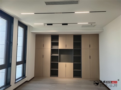 银川办公楼装修设计实景图|镹臻设计