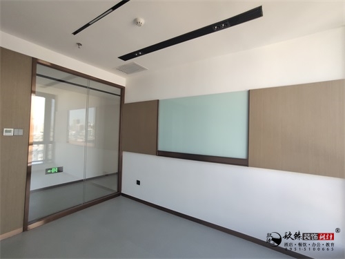 银川办公楼装修设计实景图|镹臻设计