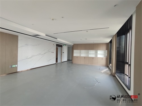 银川办公楼装修设计实景图|镹臻设计