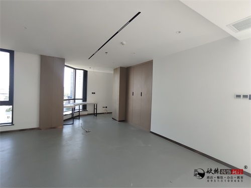 银川办公楼装修设计实景图|镹臻设计