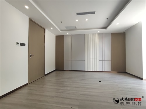 银川办公楼装修设计实景图|镹臻设计