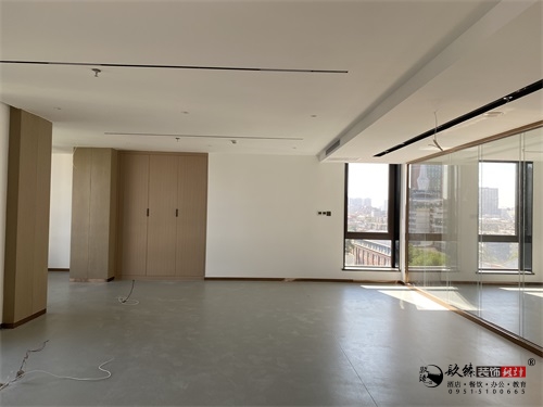 银川办公楼装修设计实景图|镹臻设计