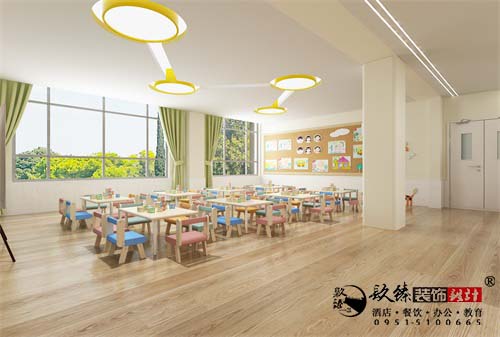 银川幼儿园装修设计效果图|镹臻设计
