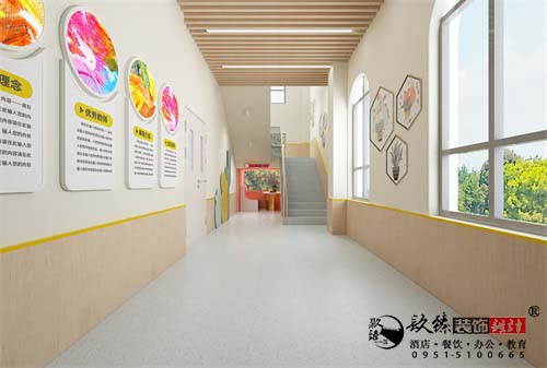 银川幼儿园装修设计效果图|镹臻设计