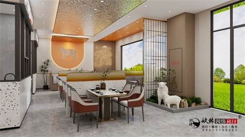 银川中餐厅装修设计效果图|镹臻设计