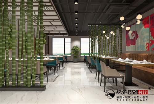 银川火锅店装修设计效果图|镹臻设计