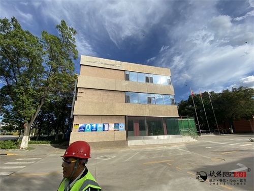 银川办公楼装修工地实拍|镹臻设计