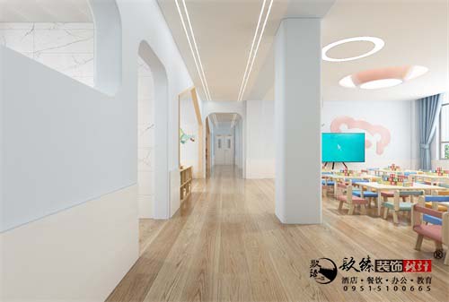 银川幼儿园装修设计效果图|镹臻设计