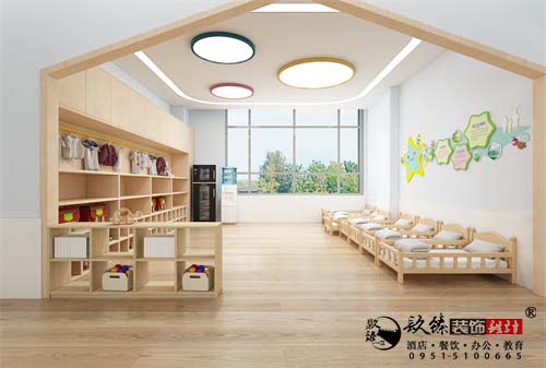 银川幼儿园装修设计效果图|镹臻设计