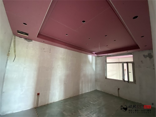 银川售楼部装修项目工地实拍|镹臻设计