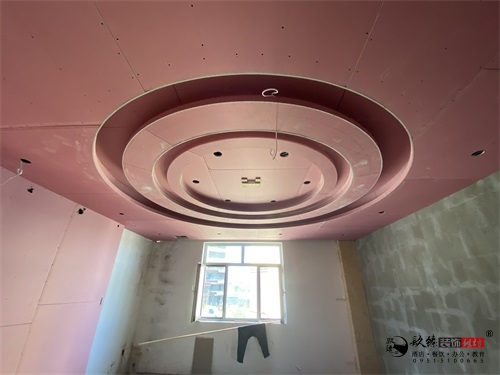 银川售楼部装修项目工地实拍|镹臻设计