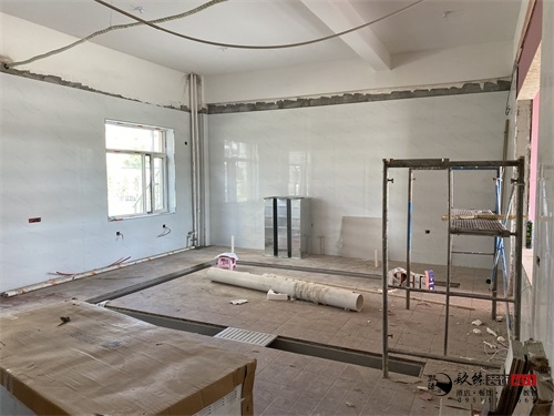 银川售楼部装修项目工地实拍|镹臻设计