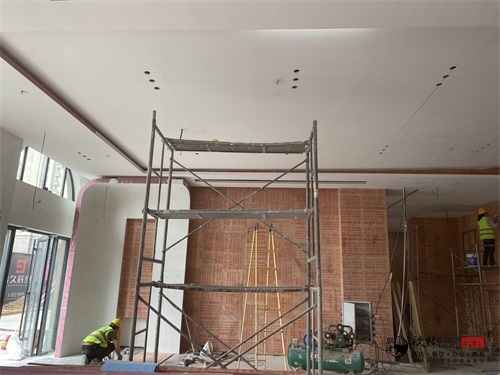 银川售楼部装修设计项目工地|镹臻设计