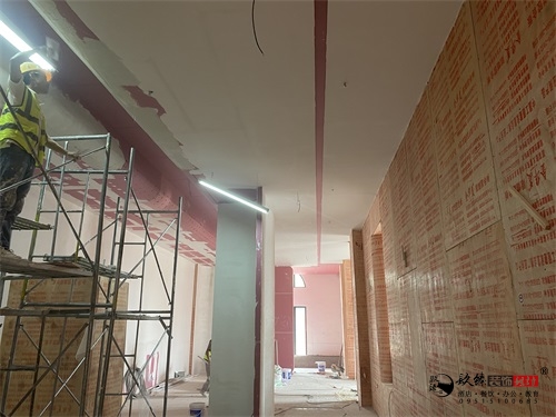 银川售楼部装修设计项目工地|镹臻设计