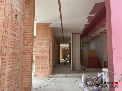 银川售楼部装修设计项目工地|镹臻设计