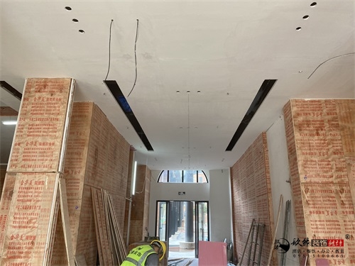 银川售楼部装修设计项目工地|镹臻设计