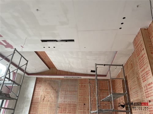 银川售楼部装修设计项目工地|镹臻设计