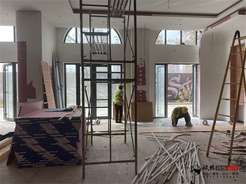 银川售楼部装修设计项目工地|镹臻设计