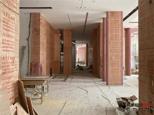 银川售楼部装修设计项目工地|镹臻设计