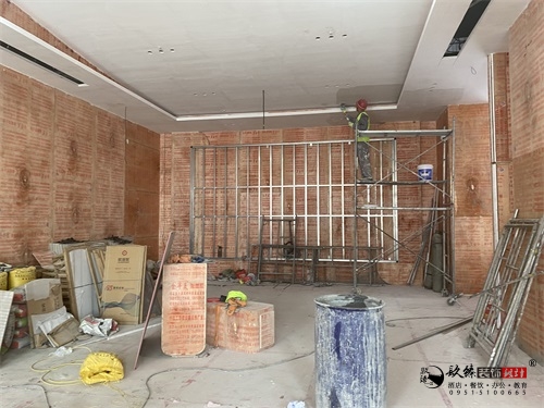 银川售楼部装修设计项目工地|镹臻设计