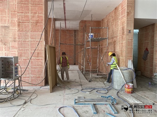 银川售楼部装修设计项目工地|镹臻设计