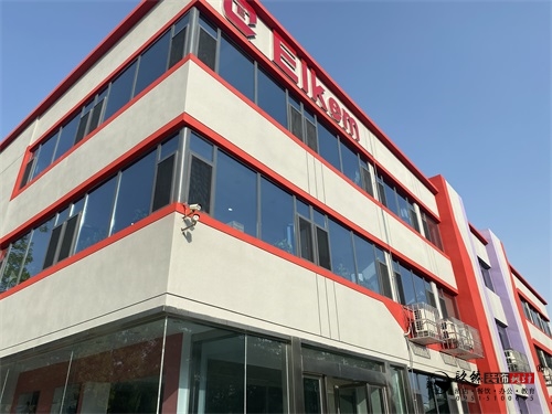 银川办公楼装修设计实景图|镹臻设计