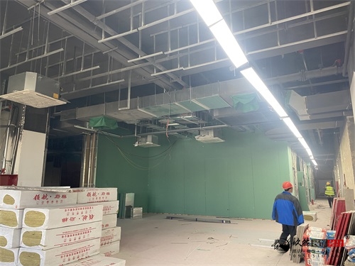 银川办公楼装修设计工地进度|镹臻设计