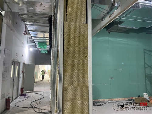 银川办公楼装修设计工地进度|镹臻设计
