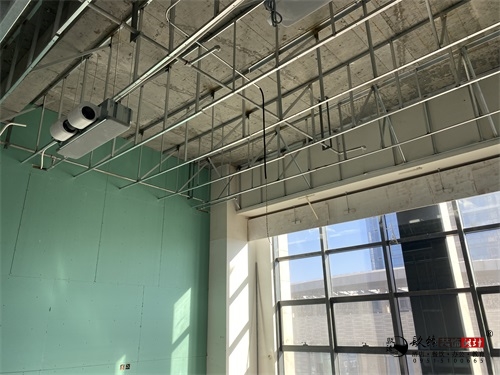 银川办公楼装修设计工地进度|镹臻设计