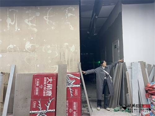 银川办公楼装修设计工地进度|镹臻设计