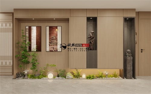 银川茶楼装修设计项目|镹臻设计