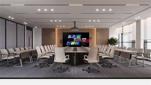 银川地产办公楼设计装修项目|镹臻装饰