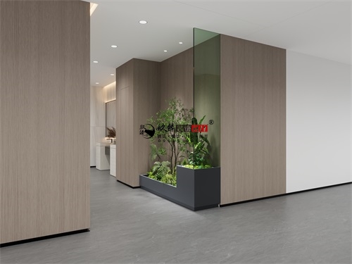 银川地产办公楼设计装修项目|镹臻装饰