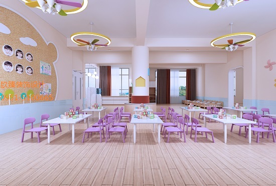 银川幼儿园设计效果图|镹臻装饰设计