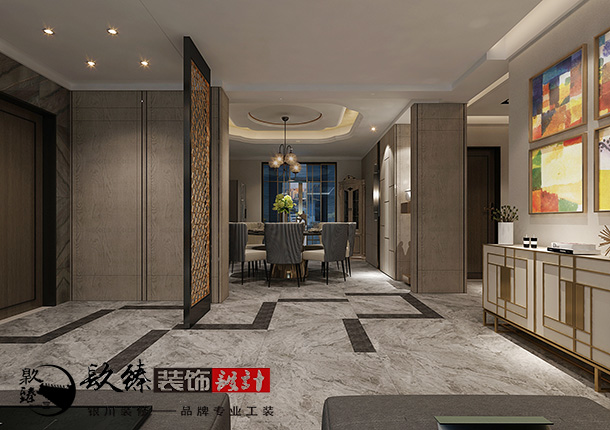 银川别墅装修设计|别墅装修设计效果图|镹臻装饰别墅案例赏析