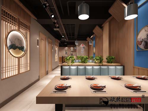 银川餐厅设计效果图|镹臻设计